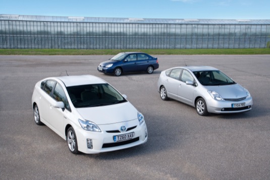 auto Toyota Prius generace hybridů