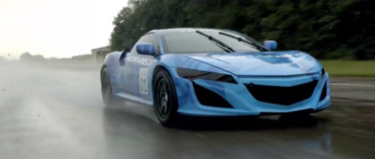 auto Honda Acura Hybrid NSX video