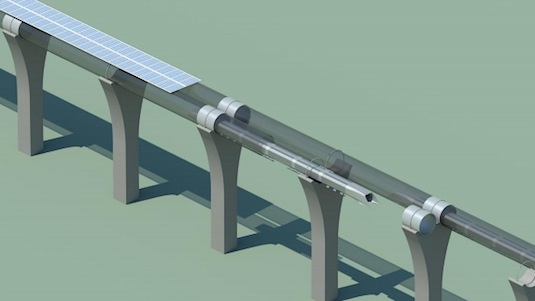 Hyperloop - Hypersmyčka - nový způsob dopravy podle Elona Muska