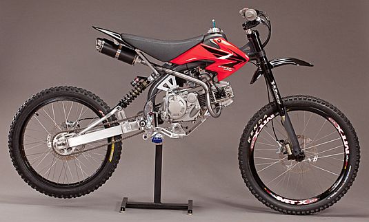Motorizované horské kolo Motoped