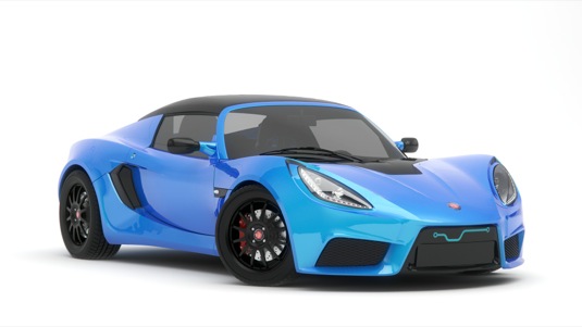 auto SP.01 Detroit Electric elektromobil