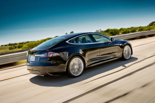 auto elektromobil Tesla Model S Čína