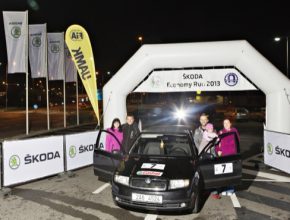 auto Škoda Fabia Economy Run 2013 vítěz