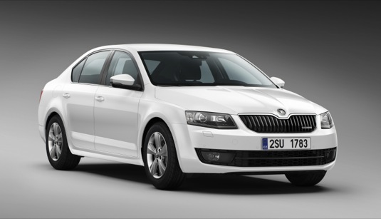auto Škoda Octavia III Greenline autosalon Frankfurt 2013