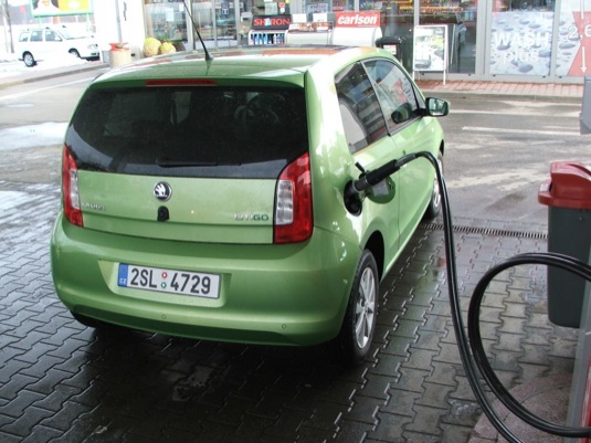 auto Škoda Citigo CNG test