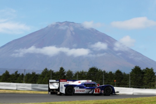 auto Fuji Race Japonsko Toyota