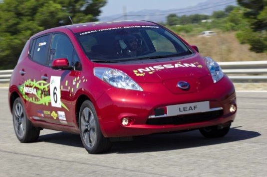 auto Nissan Leaf 48 kWh kapacita baterie