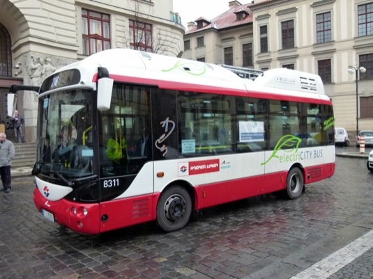 auto Česká republika Praha elektrobus