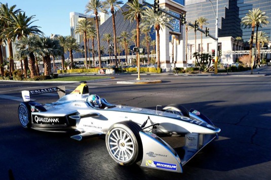 auto elektrická formule E Las Vegas CES 2014