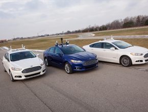 Ford výzkum robotických aut - Ford Fusion Hybrid LiDAR