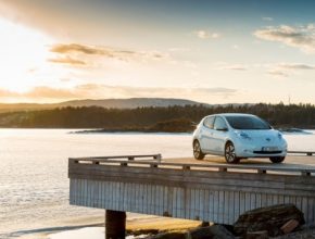 auto elektromobil Nissan Leaf v Norsku prodej elektromobilů