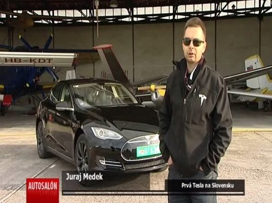 auto Tesla Model S elektromobil Slovensko Juraj Medek