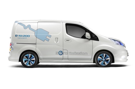 auto elektrická dodávka elektromobil Nissan e-NV200