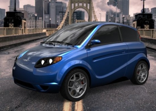 auto Kestrel EV elektromobil - elektrické auto z konopí