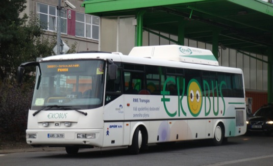auto autobusy na CNG stlačený na zemní plyn Česká republika