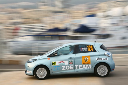 auto elektromobily závody ZENN Rallye Monte Carlo Renault Zoe