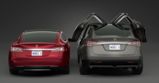 auto Tesla Model X elektromobil elektrické auto SUV