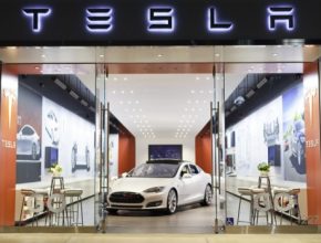 auto Tesla Motors elektromobil Tesla Model S obchod galerie
