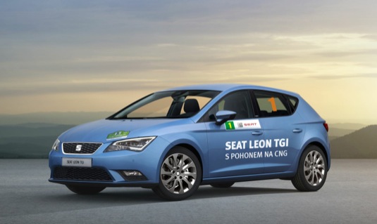 Seat Leon TGI s pohonem na CNG (stlačený zemní plyn)