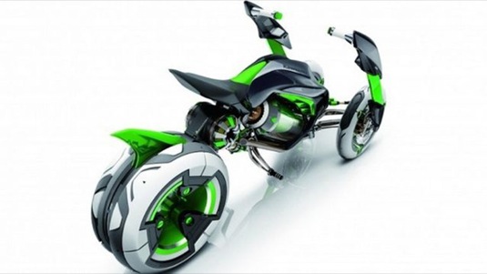 auto koncept elektromotorky Kawasaki J