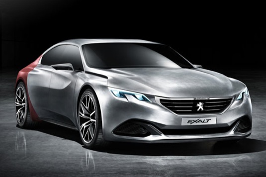 auto Peugeot Exalt hybrid koncept autosalon Peking 2014