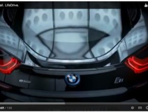 auto plug-in hybrid BMW i8 LifeDrive video