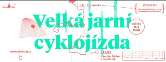 auto pozvánka velká jarní cyklojízda 2014 náměstí jiřího z poděbrad