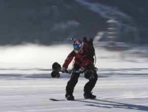 příruční elektrický pohon pro snowboard
