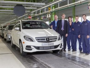 auto začala výroba elektromobilu Mercedes-Benz třídy B ED Rastatt Německo
