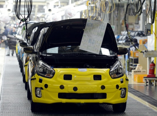 Kia továrna snižuje objem odpadu při výrobě aut