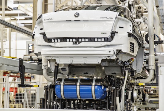 auto na plyn Škoda Octavia G-TEC zemní plyn CNG
