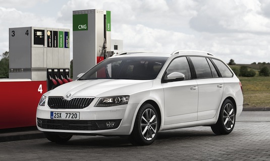 auto na plyn Škoda Octavia G-TEC s pohonem na CNG (stlačený zemní plyn)