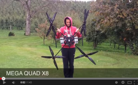 Big QuadCopter X8