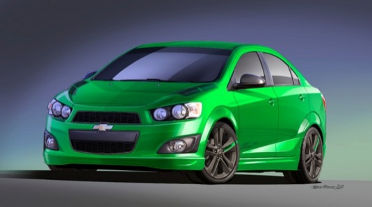 auto Chevy Sonic elektromobil s dojezdem 320 km