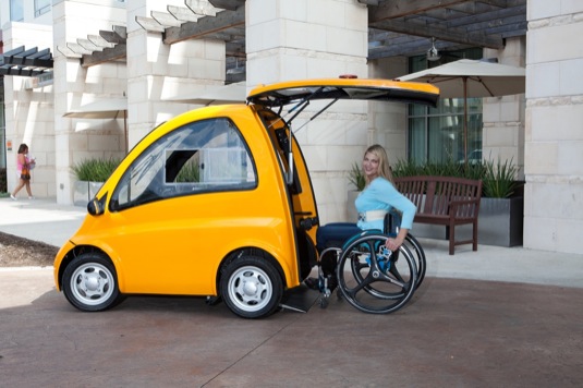 Kenguru - elektrické vozítko pro vozíčkáře. Zajímal se o něj osobně dokonce i americký prezident Barack Obama.