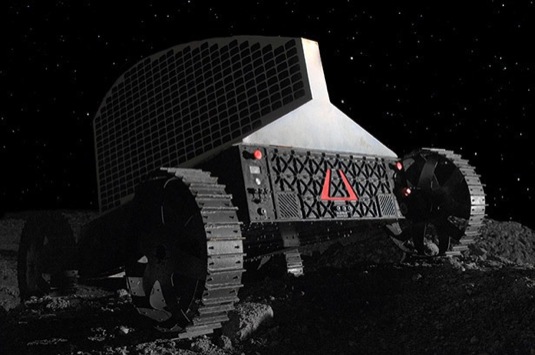 Měsíční vozítko Polaris připomíná velkou sekačku na trávu