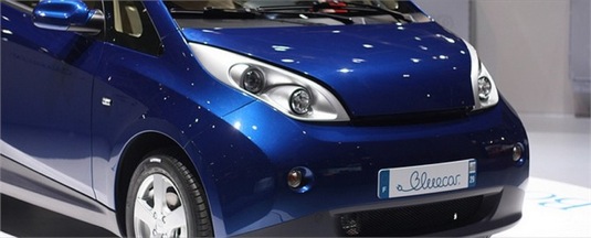 auto Bolloré Bluecar elektromobil elektrické auto