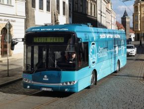 Český elektrický autobus Škoda Perun