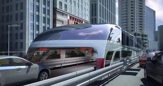 Straddling Bus