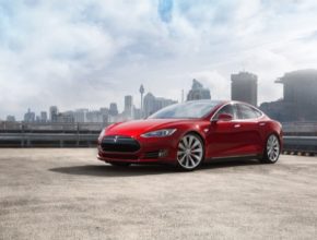 auto elektromobil Tesla Model S Austrálie Sydney