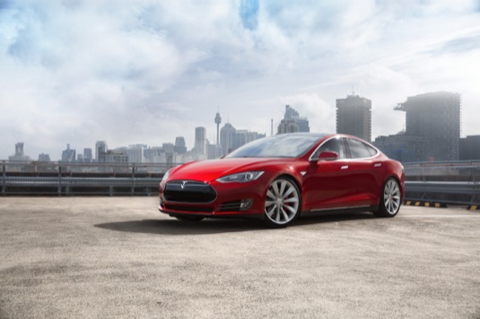 auto elektromobil Tesla Model S Austrálie Sydney