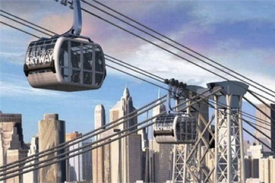 New York se možná už za pár let bude moct pochlubit vlastní lanovkou