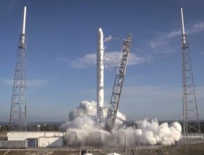 auto SpaceX start vesmírné rakety Falcon 9 Florida