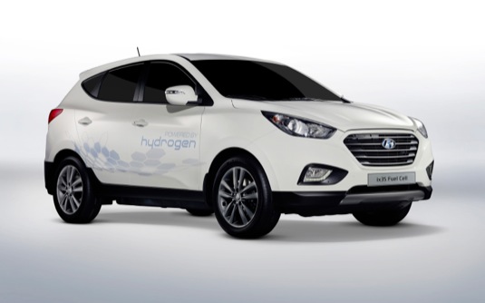 auto Hyundai ix35 Tucson auto na vodík 2015