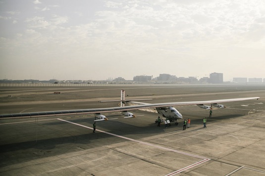 auto Solar Impulse 2 Abú Zabí