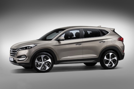 auto nový Hyundai Tucson 2015 na autosalonu Ženeva