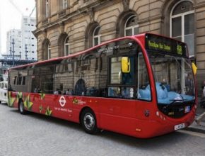 auto Londýn elektrobus Optare MetroCity