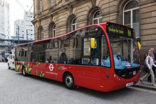 auto Londýn elektrobus Optare MetroCity