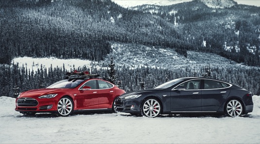 auto elektromobily Tesla Model S P85D
