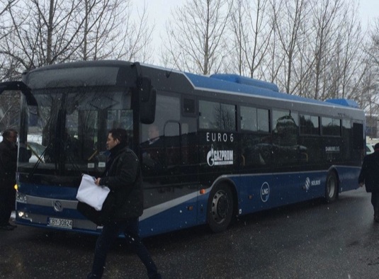 autobus s pohonem na LNG, zkapalněný zemní plyn